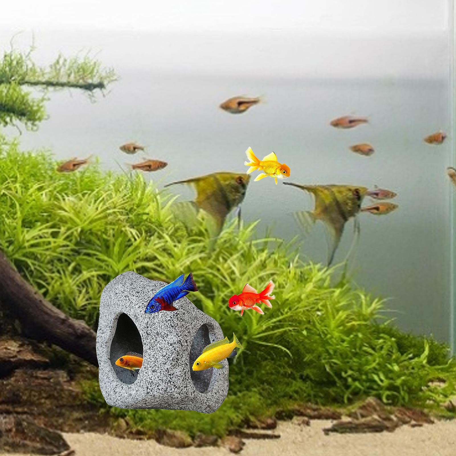 Amazon.co.jp: HADWAO アクアリウム 水槽オブジェ アクアリウム